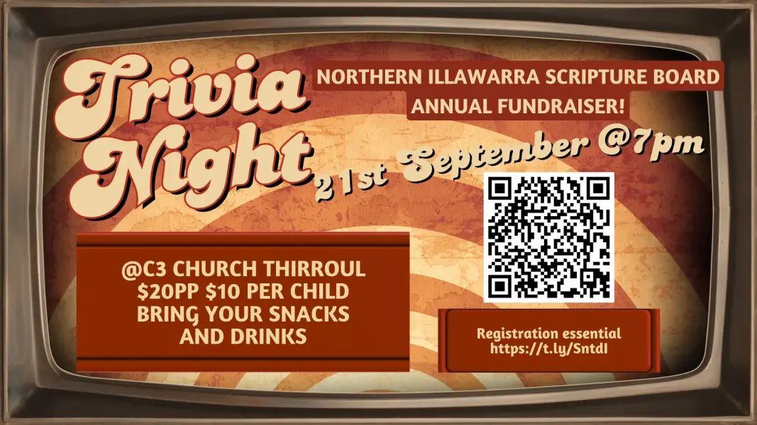 trivia night PNG file for newletter emails